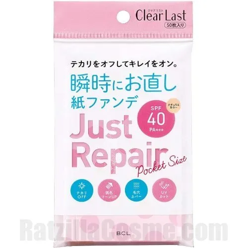 Clear Last Retouch Paper Foundation
