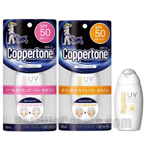 Coppertone UV Cut Milk I & II