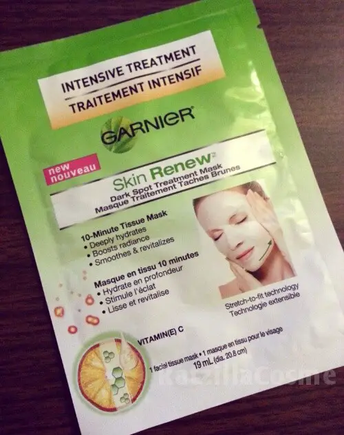 Garnier Skin Renew Dark Spot Treatment Mask review