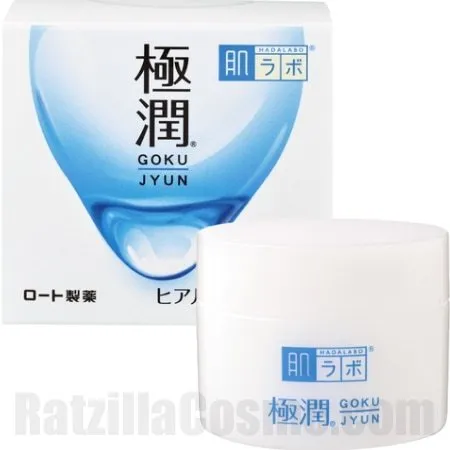 ROHTO Hada-Labo Gokujyun Hyaluronic Acid Cream (2020 Formula), Japanese face cream