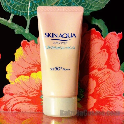 Mentholatum SKIN AQUA Sara-sara Essence, a Japanese sunscreen review 