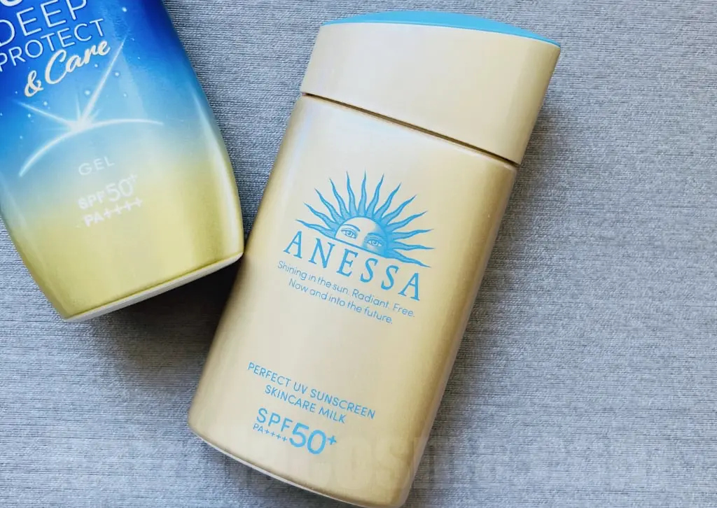 My Three Favourite Japanese Sunscreens - ANESSA Perfect UV Sunscreen Skincare Milk N