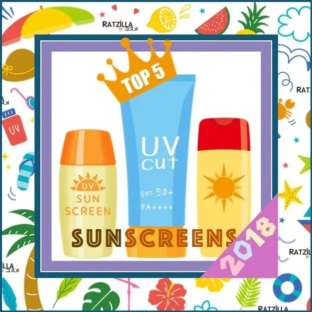My Top 5 SPF50+ PA++++ Japanese Sunscreens for 2018