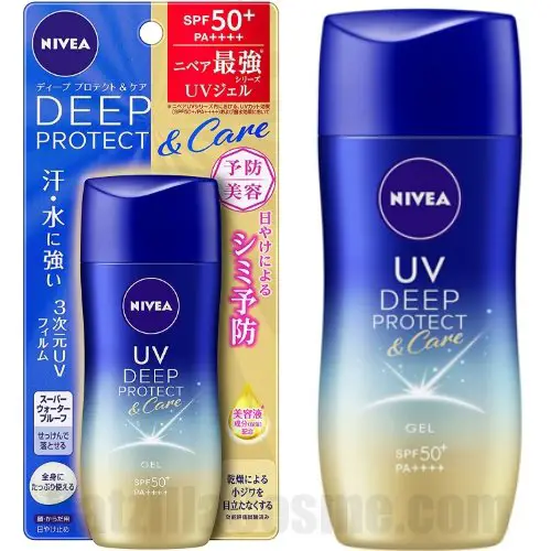 NIVEA UV Deep Protect & Care Gel, anti-ageing Japanese sunscreen gel