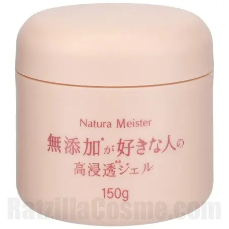 Natura Meister High Penetration Gel, additive-free all-in-one Japanese moisturiser gel