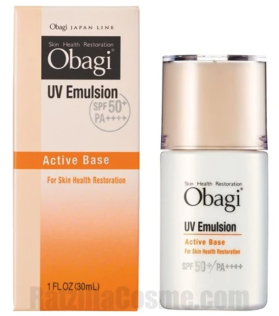 Obagi Active Base UV Emulsion, a Japanese sunscreen milk