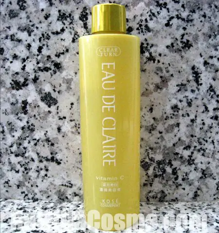 Review CLEAR TURN EAU DE CLAIRE Beauty Serum (Vitamin C) bottle