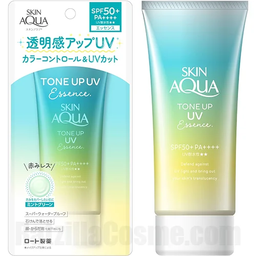 SKIN AQUA Tone Up UV Essence Mint Green (2024 version) スキンアクア トーンアップUVエッセンス ミントグリーン