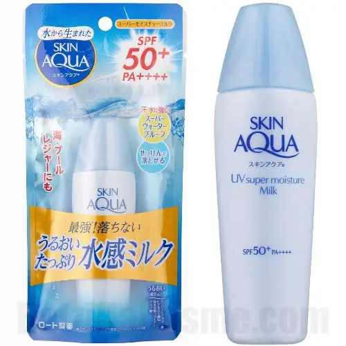 Rohto SKIN AQUA UV Super Moisture Milk (2020 version) スキンアクアスーパーモイスチャーミルク