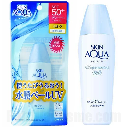 SKIN AQUA UV Super Moisture Milk (2023 version) スキンアクアスーパーモイスチャーミルク