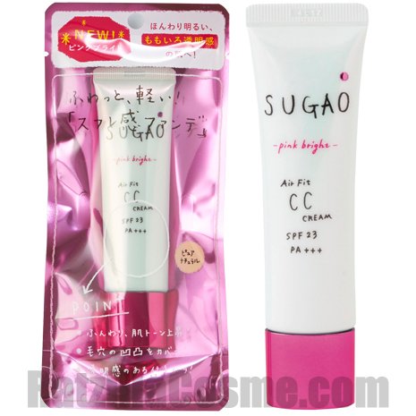 Rohto Sugao Air Fit Cc Cream Pink Bright Spf23 Pa Discontinued