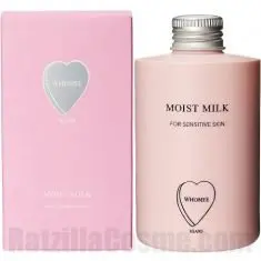 WHOMEE Moist Milk, 200ml additive-free Japanese moisturiser milk for sensitive skin