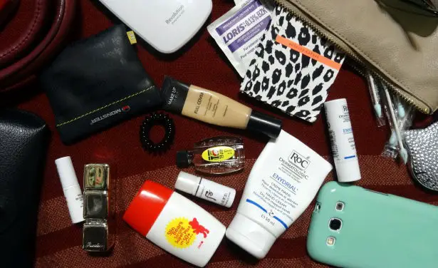 What's in My Handbag closeup