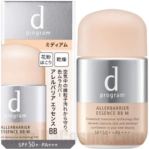 d program ALLERBARRIER Essence BB N, SPF50+ tinted makeup base milk for sensitive skin
